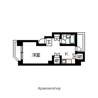 ウイズ園田5【201号室】の間取り