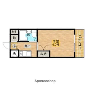 ジョイフル東園田【1階】の間取り