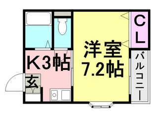 ドリームハイツ【3階】の間取り