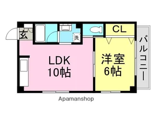 ベル甲子園【2階】の間取り