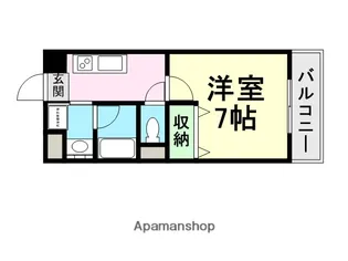 フェアリーメゾン浜【506号室】の間取り