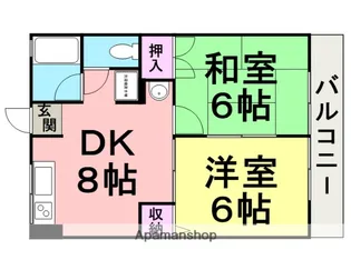 シティハイムボナンザ【203号室】の間取り