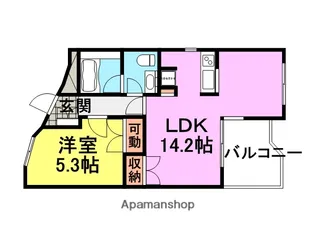 コナビレッジ【321号室】の間取り