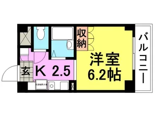 エンデバー武庫之荘【3階】の間取り