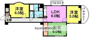 ソレイユ武庫川【208号室】の間取り