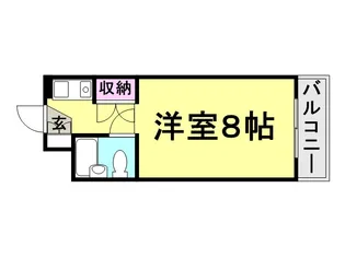 トレンディ立花【403号室】の間取り