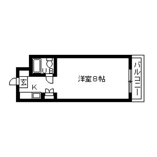 トレンディ立花【405号室】の間取り