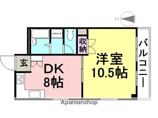 ロングライフパート3【301号室】の間取り