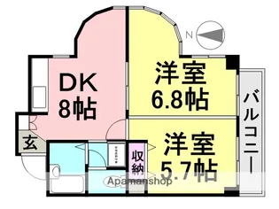 ロングライフパート3【3階】の間取り
