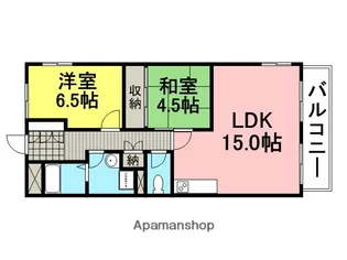ハイム園田【108号室】の間取り
