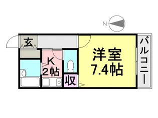 アルテハイム尼崎【3階】の間取り