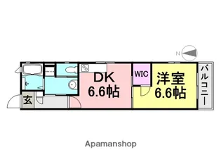 ツインコート【W201号室】の間取り