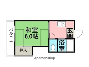 ケープマンション【305号室】の間取り