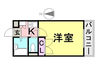 彩華1【202号室】の間取り