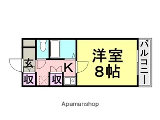 ジュネス米澤【2階】の間取り