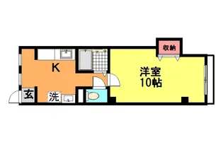 アンシャンテ武庫之荘【204号室】の間取り