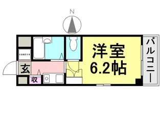 若草マンション【301号室】の間取り