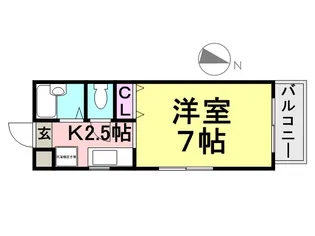 マンション立花【305号室】の間取り