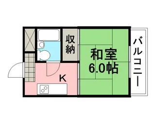 サンスーシーハウス【301号室】の間取り