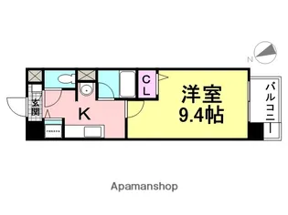 コンフォールメゾン【503号室】の間取り