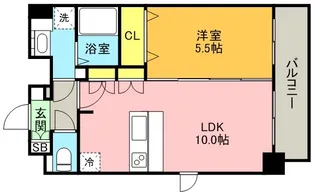 プレサンスKOBEティアラ【0806号室】の間取り