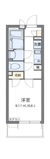 クレイノジャバ石井【2階】の間取り