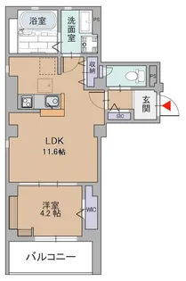 メゾンブランシュ【501号室号室】の間取り
