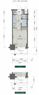 プレサンス三ノ宮駅前プライムタイム【0503号室】の間取り