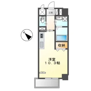 FUJI GARDEN 神楽【8階】の間取り