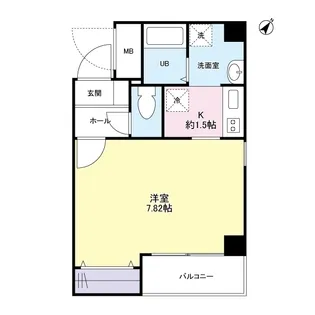 ラ・フォンテ神戸長田【0901号室】の間取り