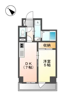 グラン アクシス【7階】の間取り