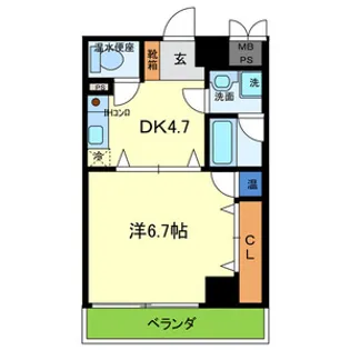 モアライフ魚崎【7階】の間取り