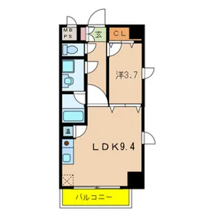 モアライフ魚崎【3階】の間取り