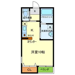 グランシャリオ山本通2【1階】の間取り