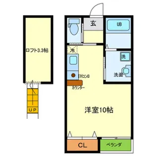 グランシャリオ山本通2【2階】の間取り
