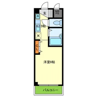 スペラーレ御影【3階】の間取り