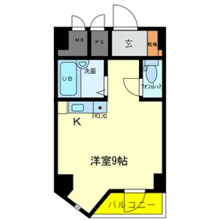 ドミール寺尾【6階】の間取り