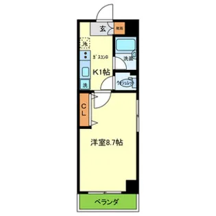エスペランサ御影Ⅲ【2階】の間取り