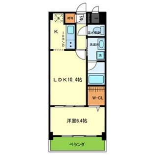 メゾン ド バレー【2階】の間取り