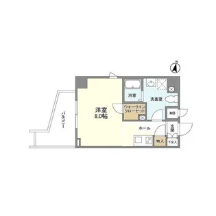 シャロン灘【0501号室】の間取り