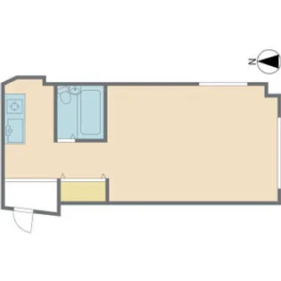 ハイツ中原通【401号室】の間取り