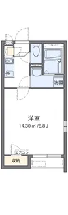 クレイノ石井町【2階】の間取り