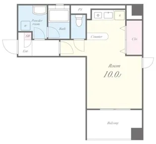 メゾンアイリス(神戸市)【8階】の間取り