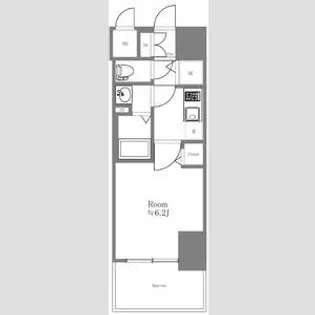 プレサンスジェネ新神戸ステーションフロント【3階】の間取り