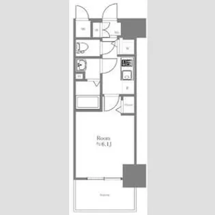 プレサンスジェネ新神戸ステーションフロント【4階】の間取り