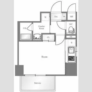 ラナップスクエア湊川公園【9階】の間取り