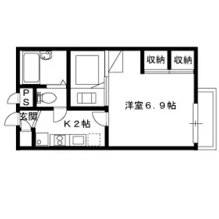 レオパレスM.TREE Ⅲ【201号室】の間取り