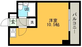 ライオンズマンション三宮【0801号室】の間取り