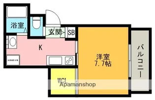 リーフェ前原町【1階】の間取り