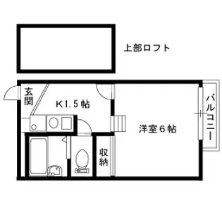 レオパレスYSROAD【104号室】の間取り